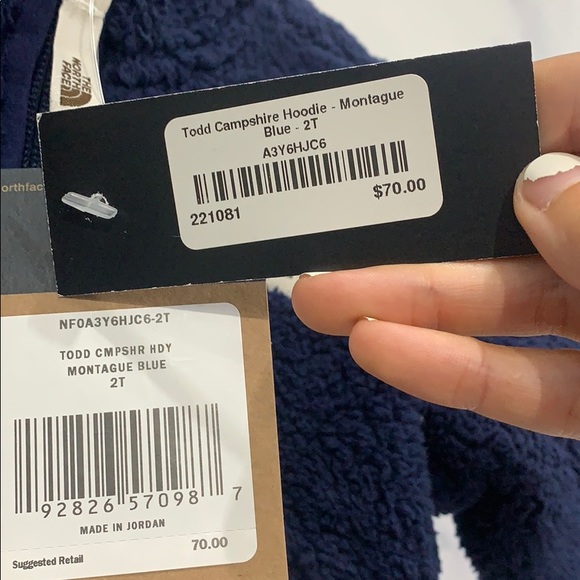 NWT kids north face fleece jacket - Picture 2 of 2